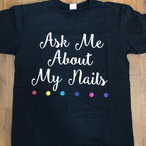 Unisex black t-shirt used for Color Street shows